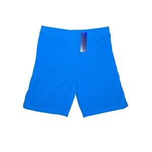 Derek Heart Womens Blue Cotton Spandex Bike Shorts Size Large NWT